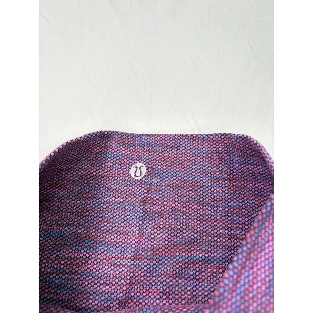 lululemon womens cropped pink purple pattern leggings. Size 2. activewear - Picture 3 of 5